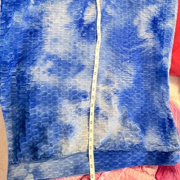 Tie-Dye Waffle knit Midi Dresses - - Picture 8 of 9